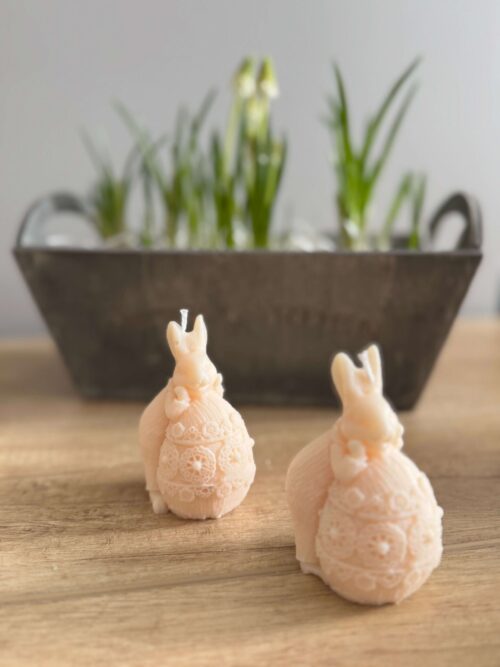 Świece sojowe wielkanocne: wielkanocne jajka, pisanki