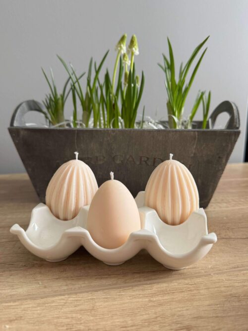 Świece sojowe wielkanocne: wielkanocne jajka, pisanki