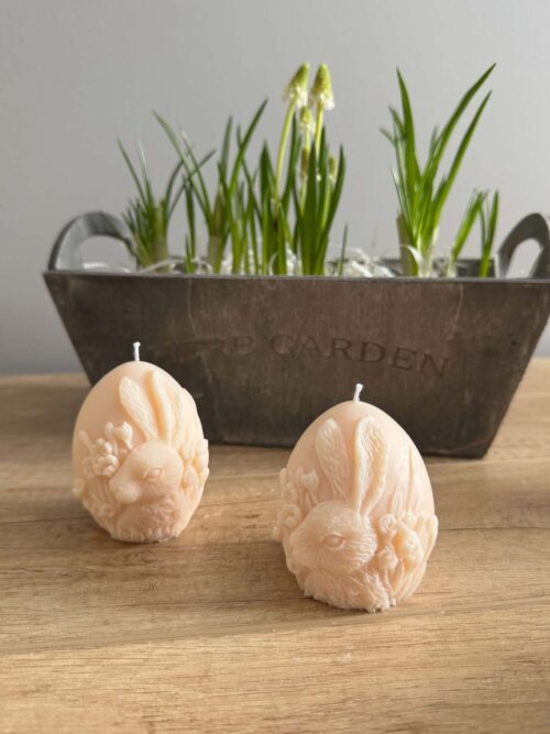 Świece sojowe wielkanocne: wielkanocne jajka, pisanki