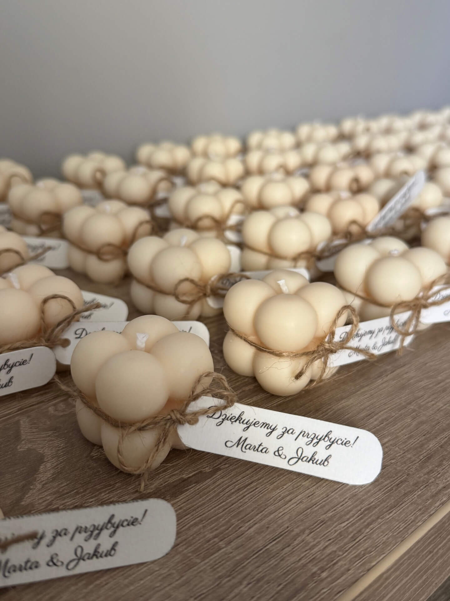 swiece sojowe podziekowania dla gosci na wesele 2026 szolka candles